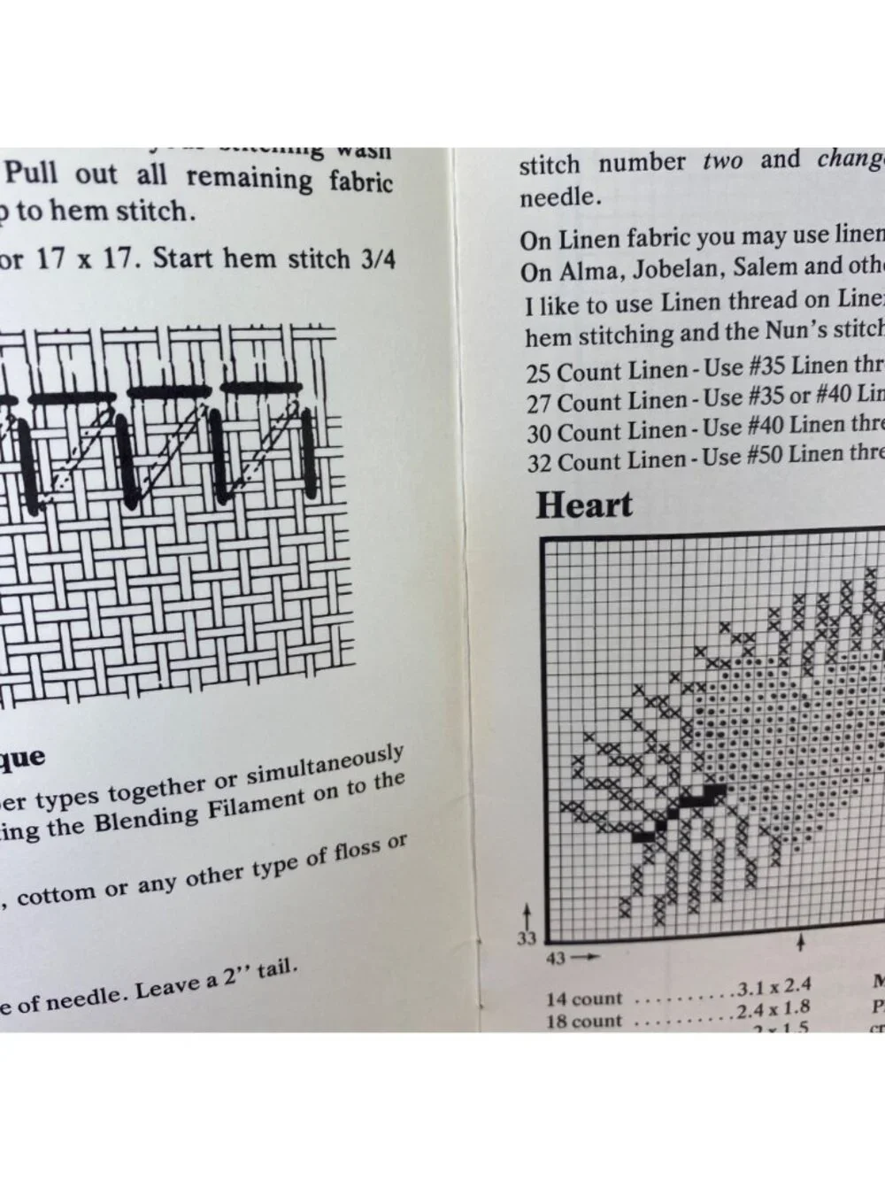 Artistic Needle Placemat IV Pattern Book Cross Stitch Needlework Instructions